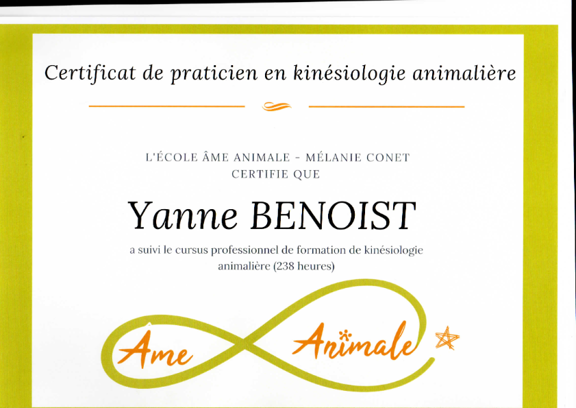 photo diplome Yanne Benoist