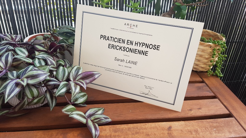 photo diplome Sarah Lainé