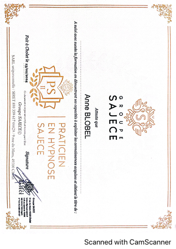 photo diplome Anne Blobel