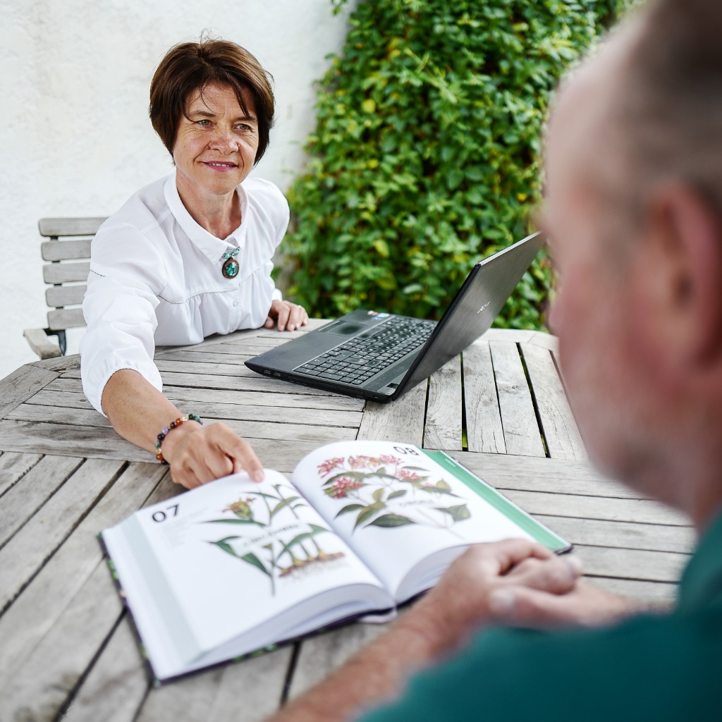 photo seance Murielle Flaceliere Naturopathie 4 saisons