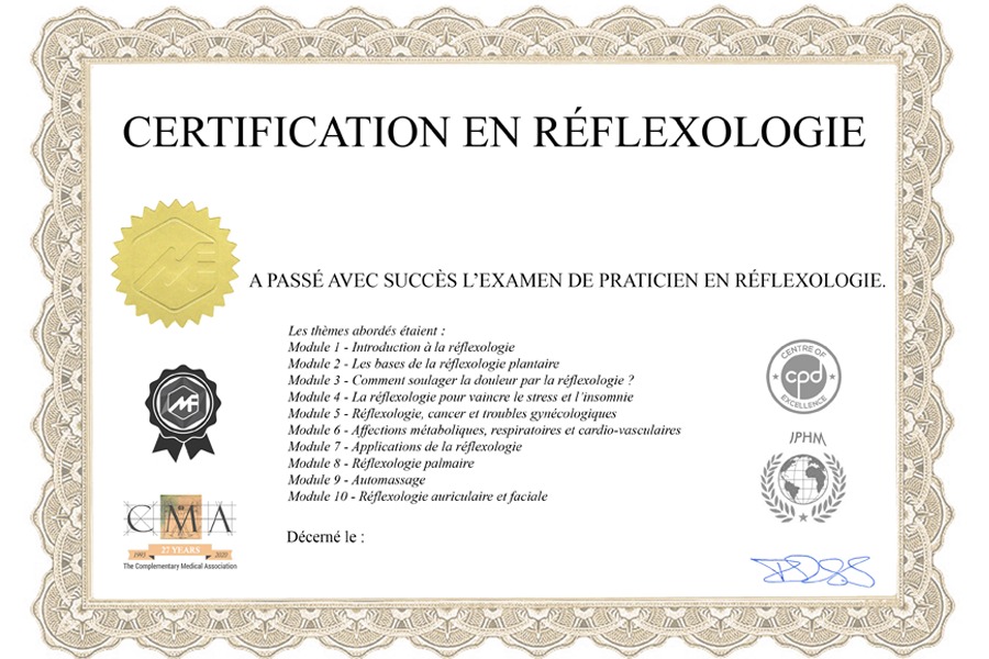 photo diplome SEVTHERAPIE