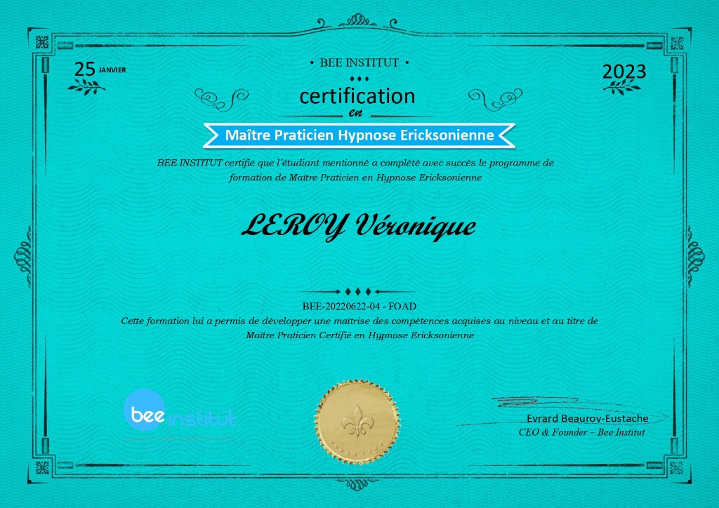 photo diplome Véronique LEROY