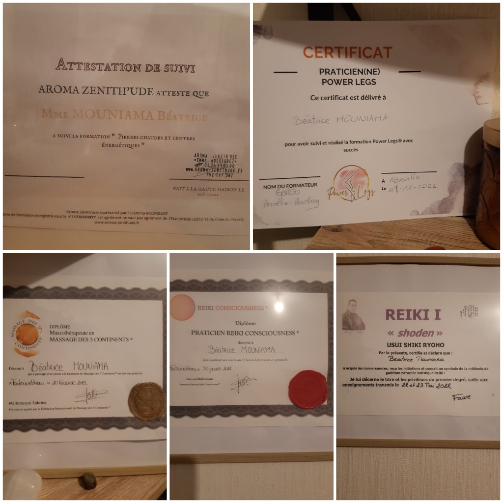 photo diplome Harmonie Divine 