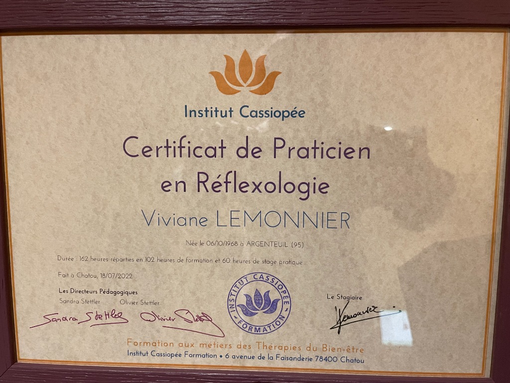photo diplome Viviane Lemonnier