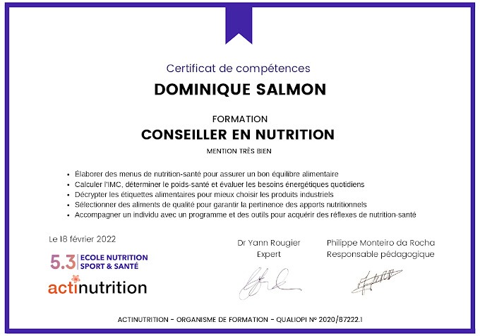 photo diplome Dominique SALMON