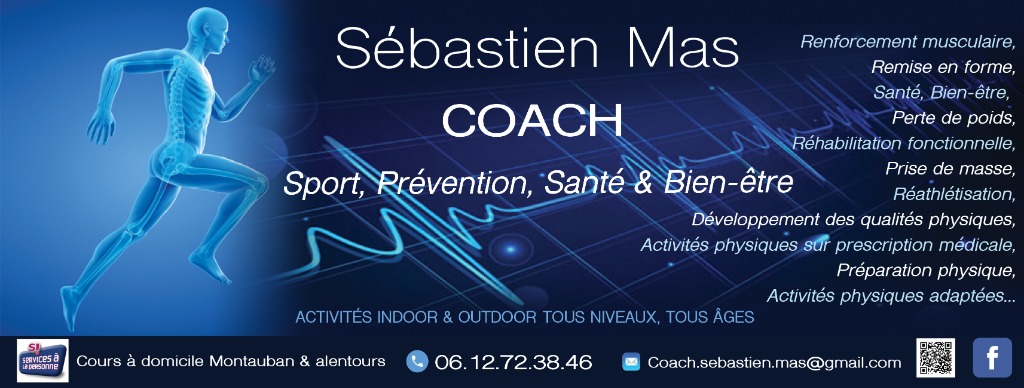 photo activite Sébastien Mas COACH Prévention Sport Santé Bien-êt