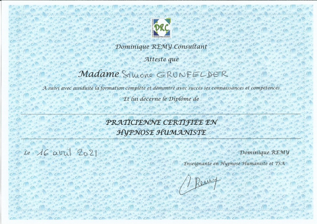 photo diplome Simone SEGALEN