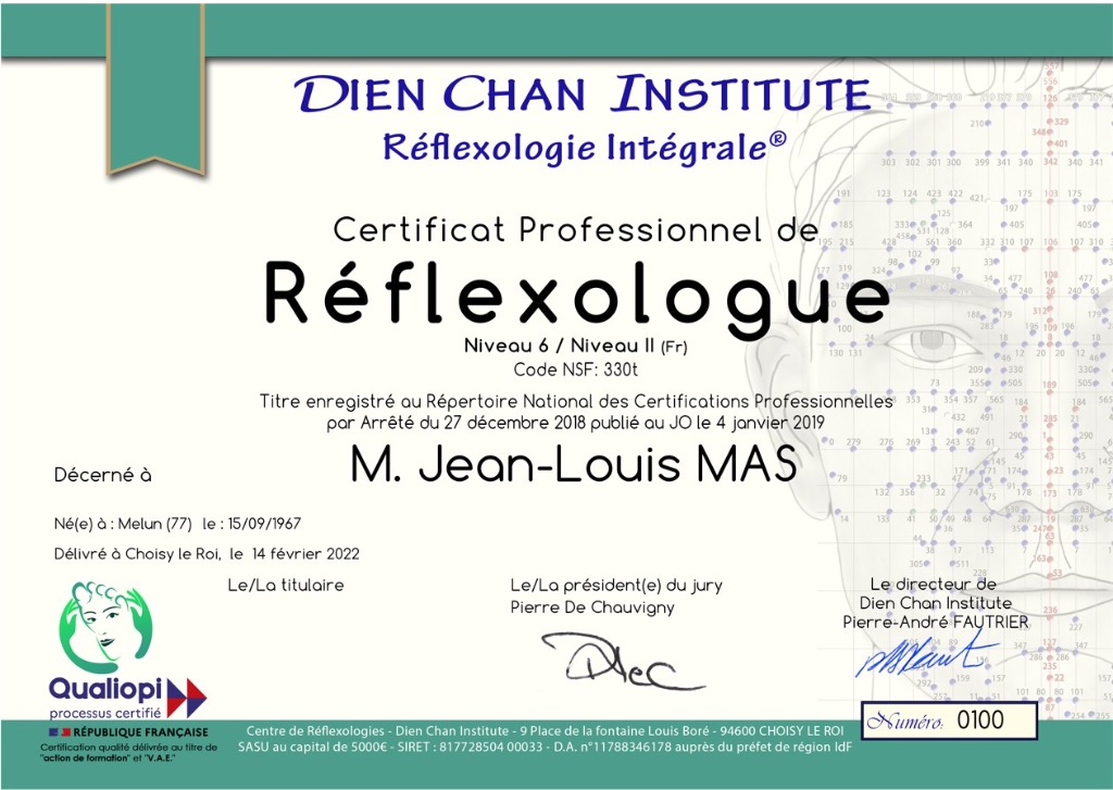photo diplome Jean-Louis MAS