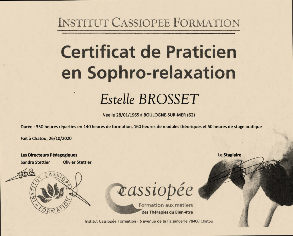 photo diplome Estelle Brosset