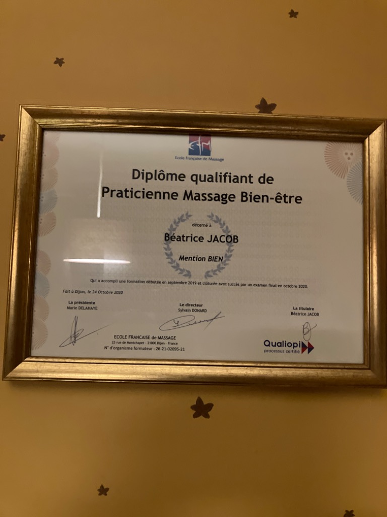 photo diplome Jacob Béatrice