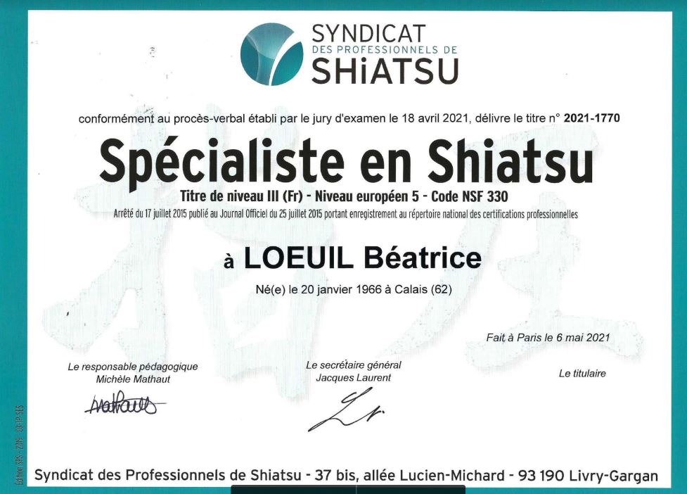 photo diplome BEATRICE LOEUIL