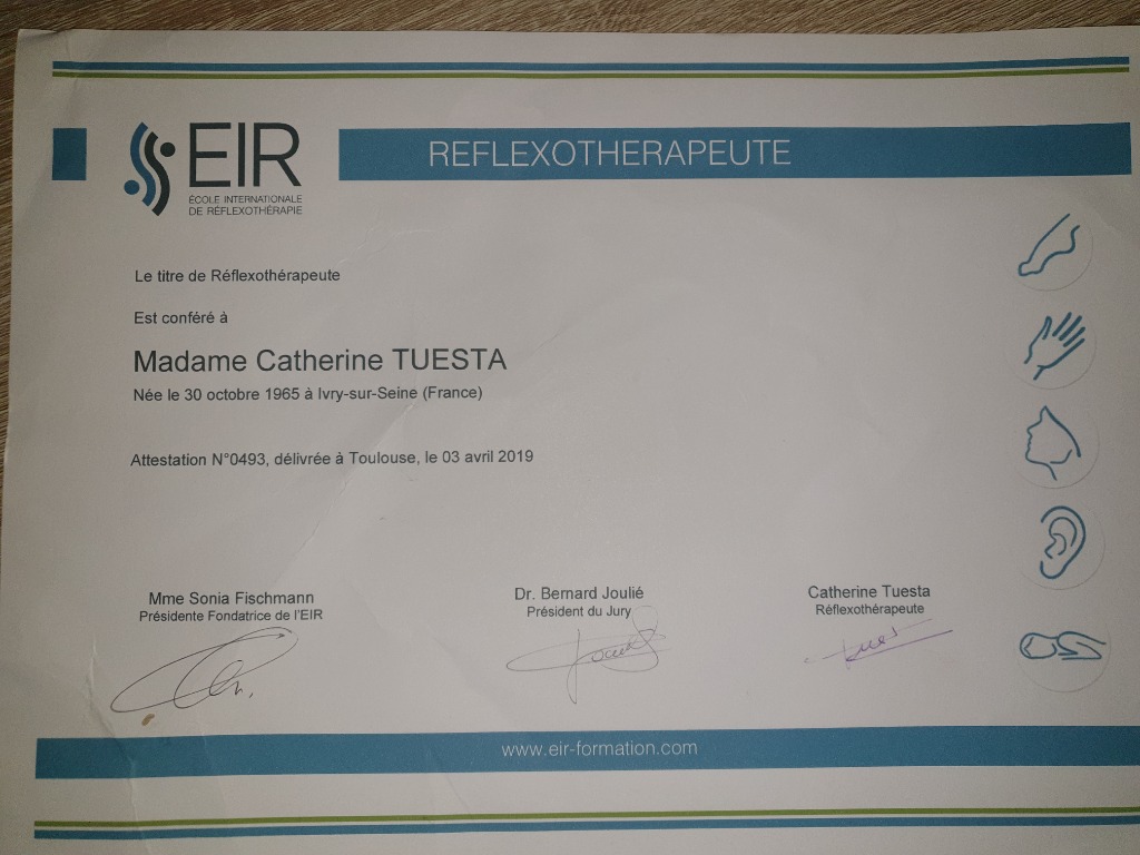 photo diplome Catherine Laval Tuesta 