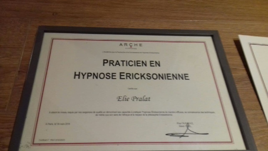 photo diplome Elie Pralat