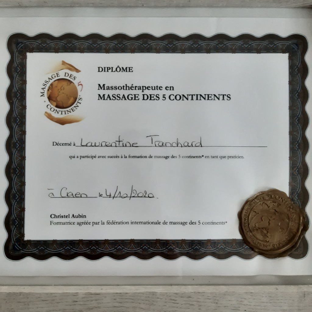 photo diplome Laurentine Tranchard
