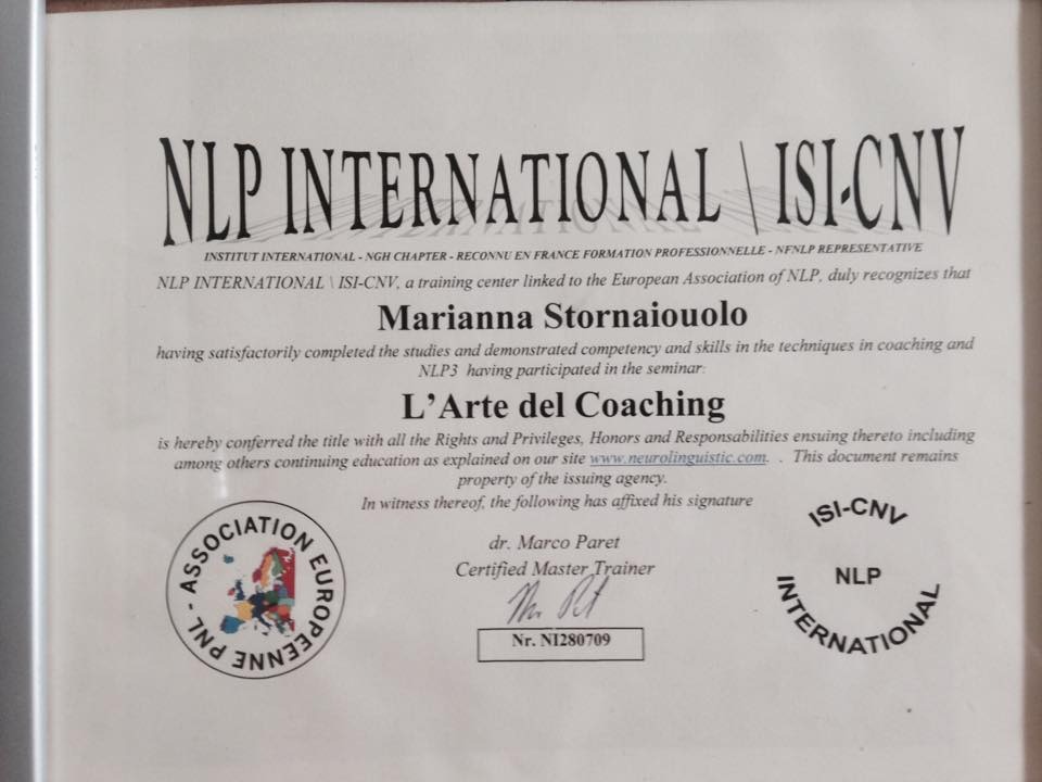 photo diplome Marianna Stornaiuolo 