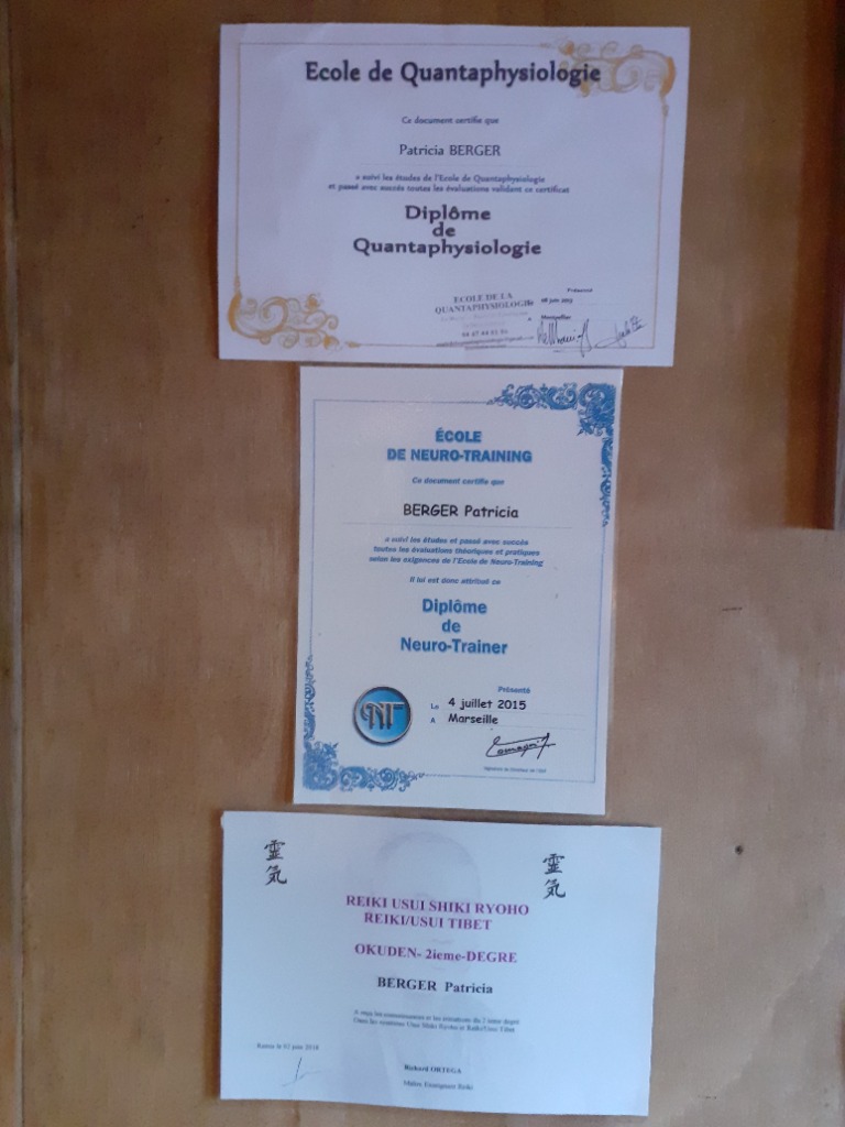 photo diplome Patricia BOURRELLY