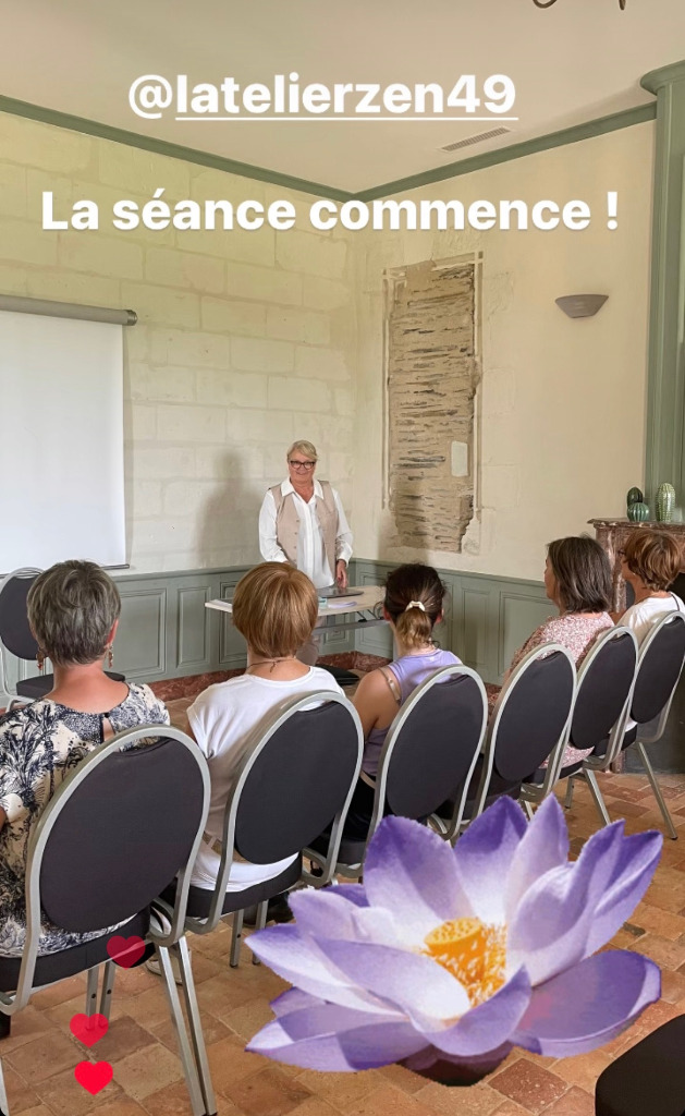 photo seance Valérie Agyar "L’atelier Zen"