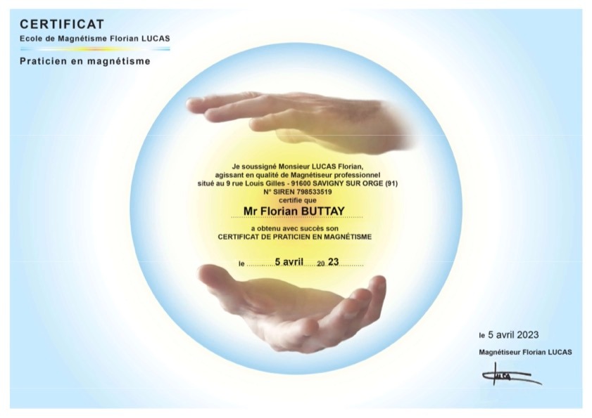 photo diplome Florian Buttay