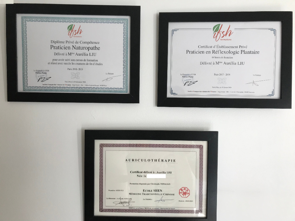 photo diplome Aurélia Liu