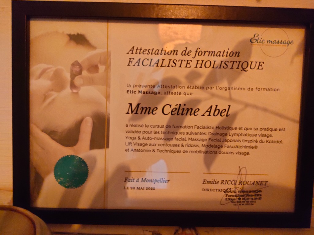 photo diplome Céline Abel