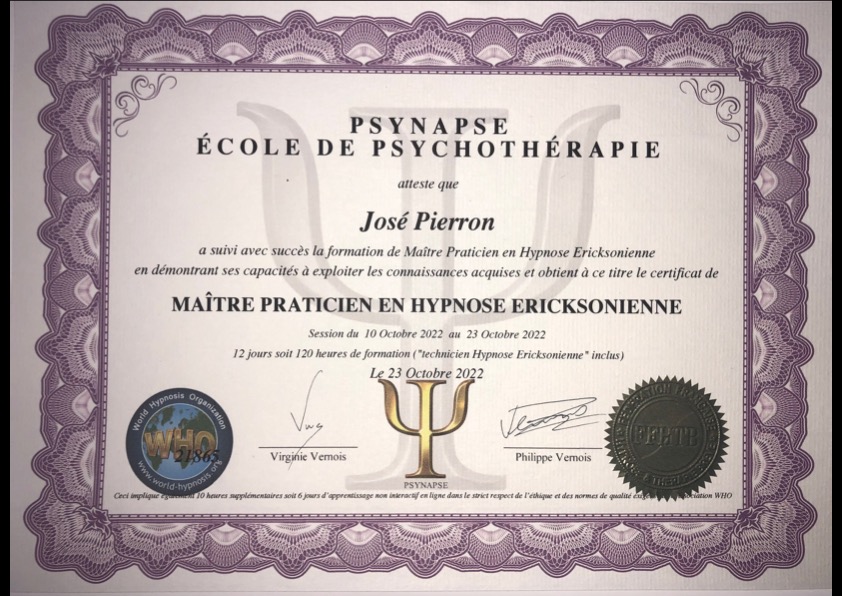 photo diplome Lorraine Hypno