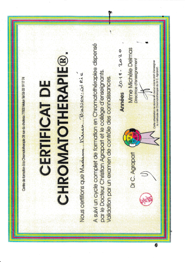 photo diplome KAREN BUSSON GIRIE