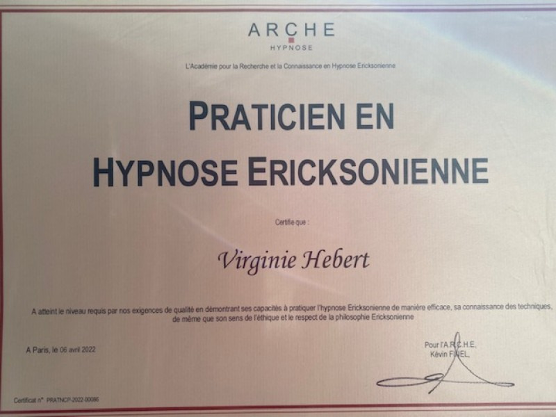 photo diplome HEBERT Virginie