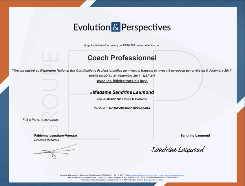 photo diplome UPtimise ta vie