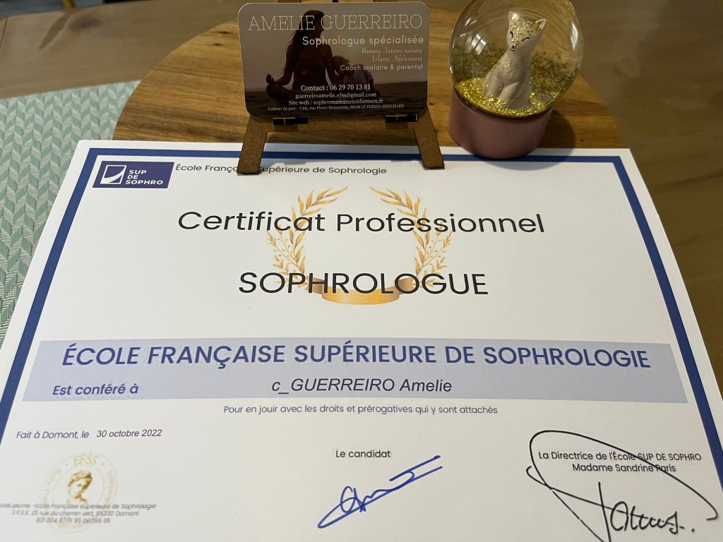 photo diplome Amélie GUERREIRO