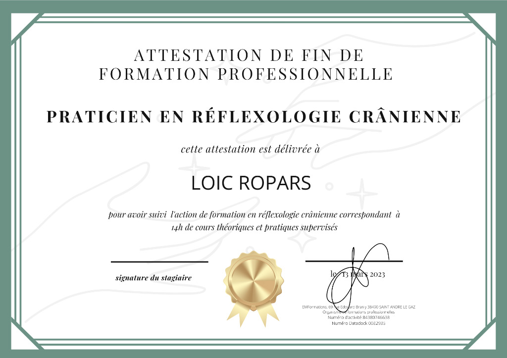 photo diplome Loïc Sourire