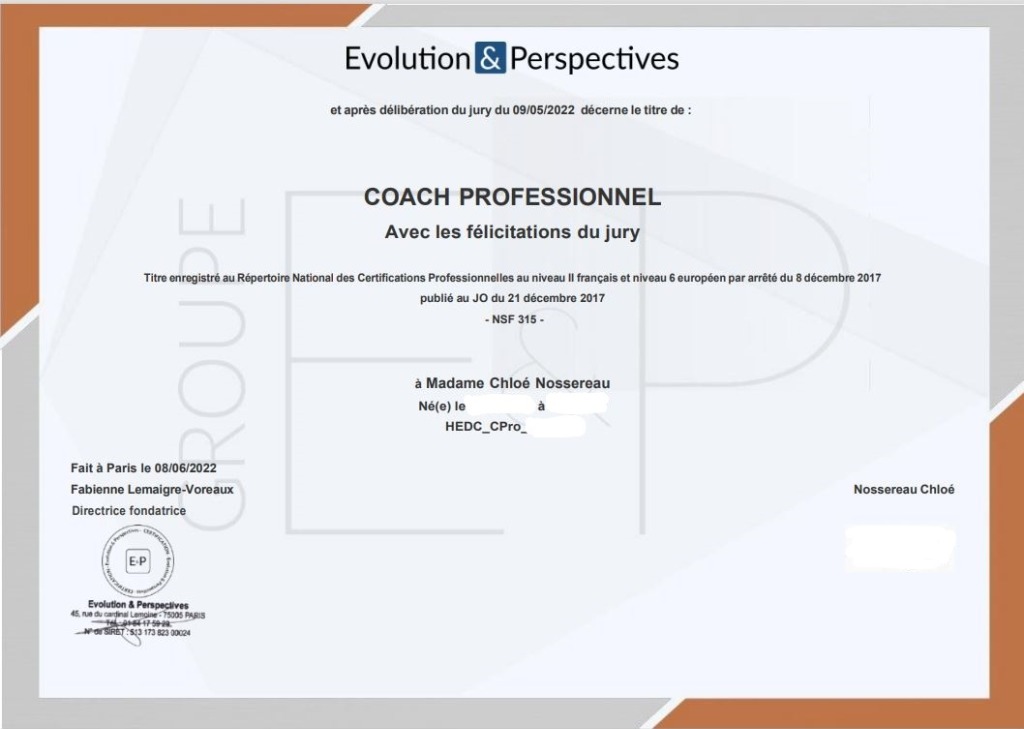 photo diplome NOSSEREAU CHLOE