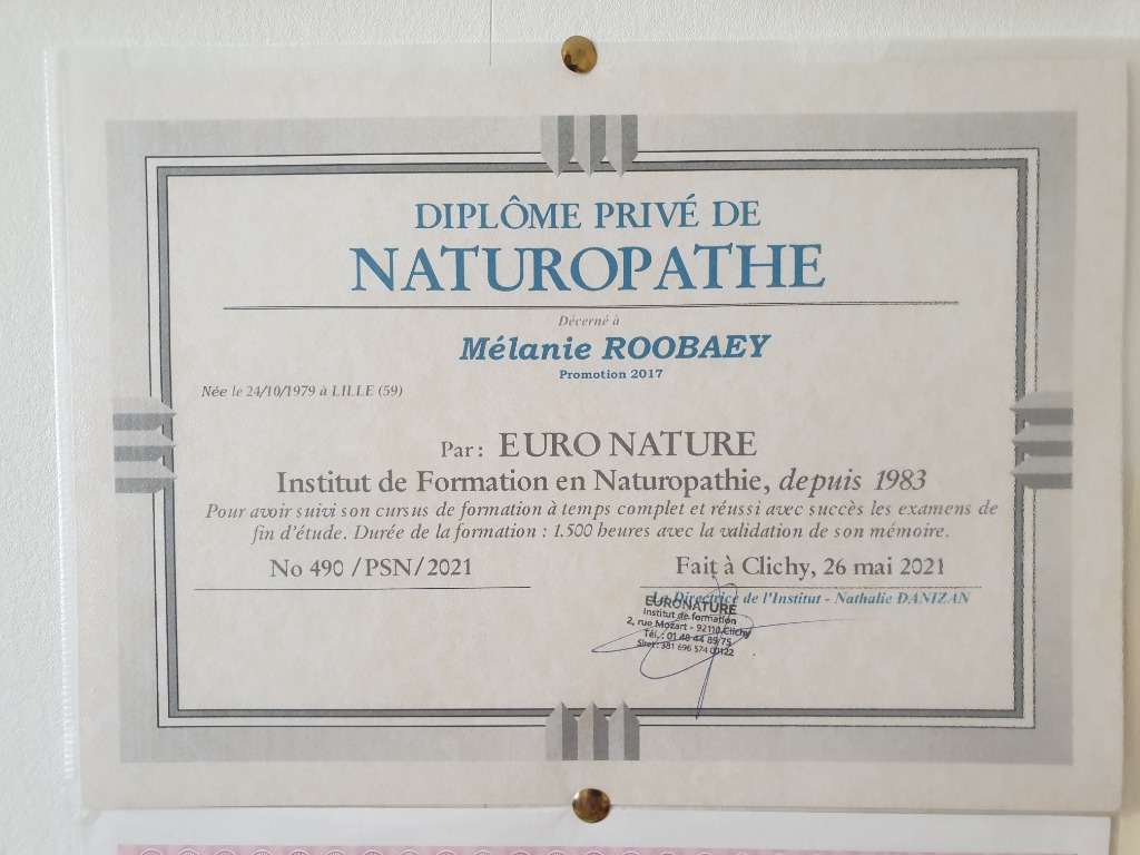 photo diplome Mélanie Roobaey 