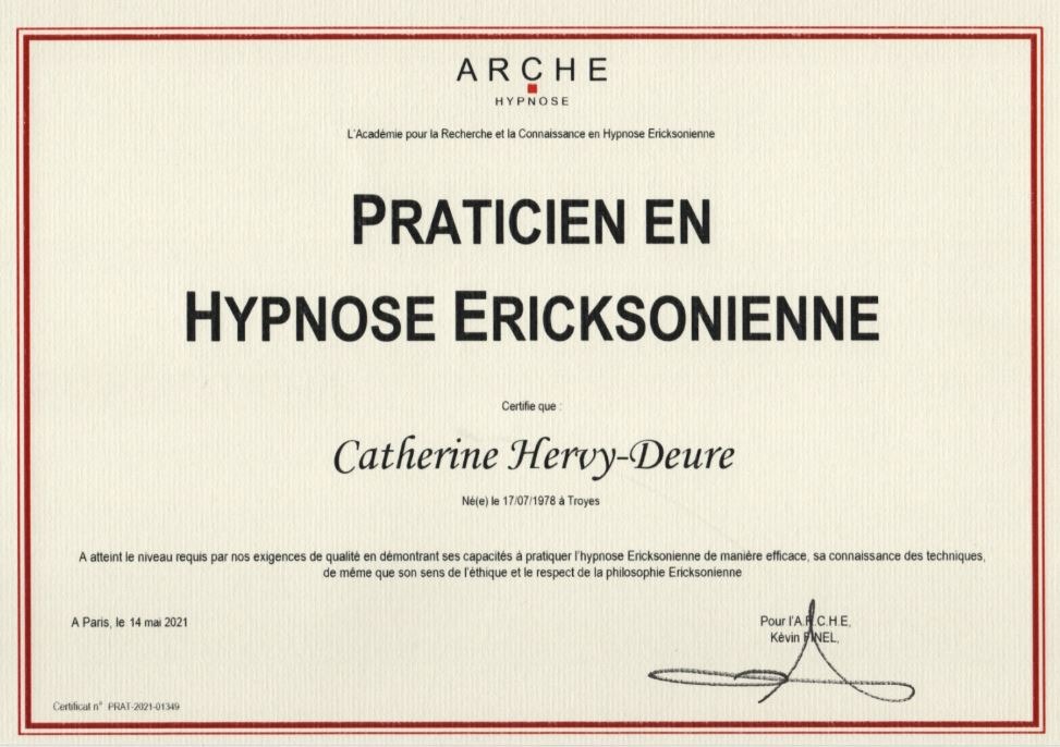 photo diplome Catherine DEURE