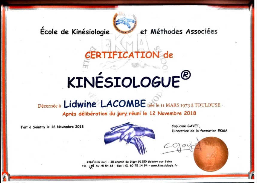 photo diplome Lidwine Lacombe