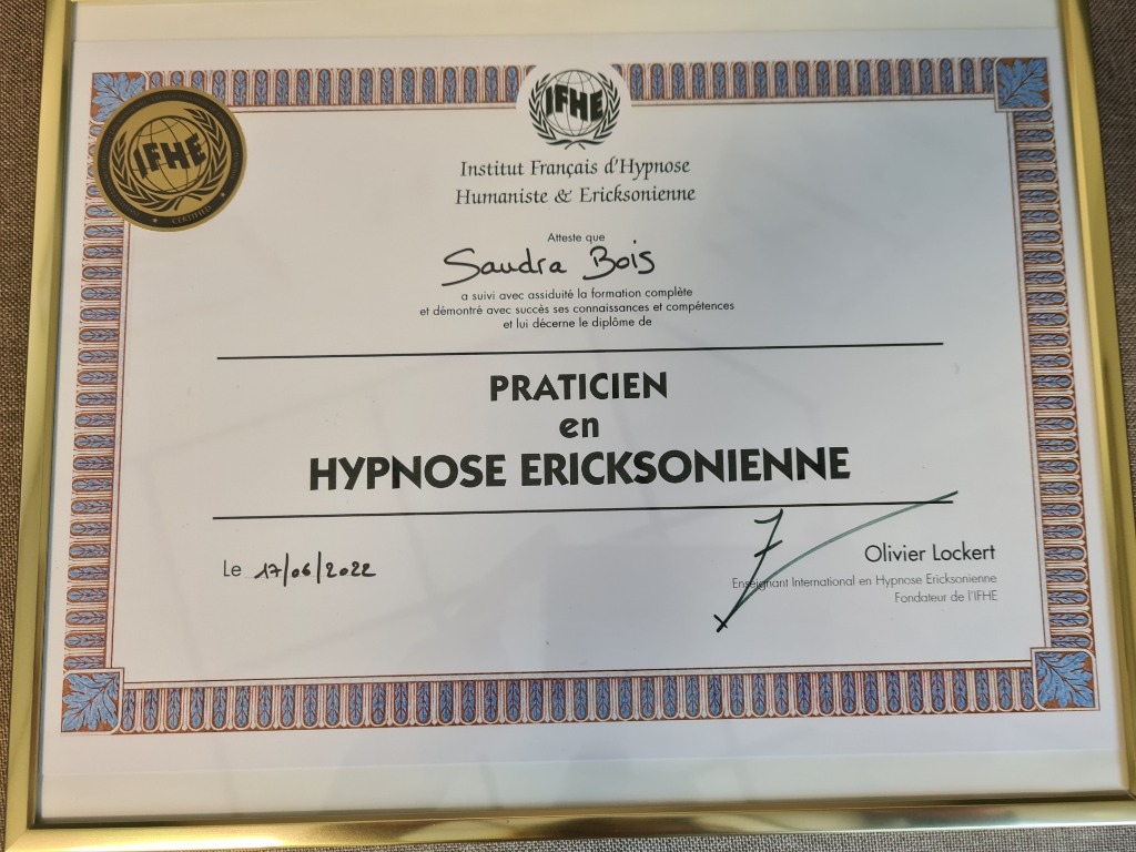 photo diplome Cabinet H-ÊTRE