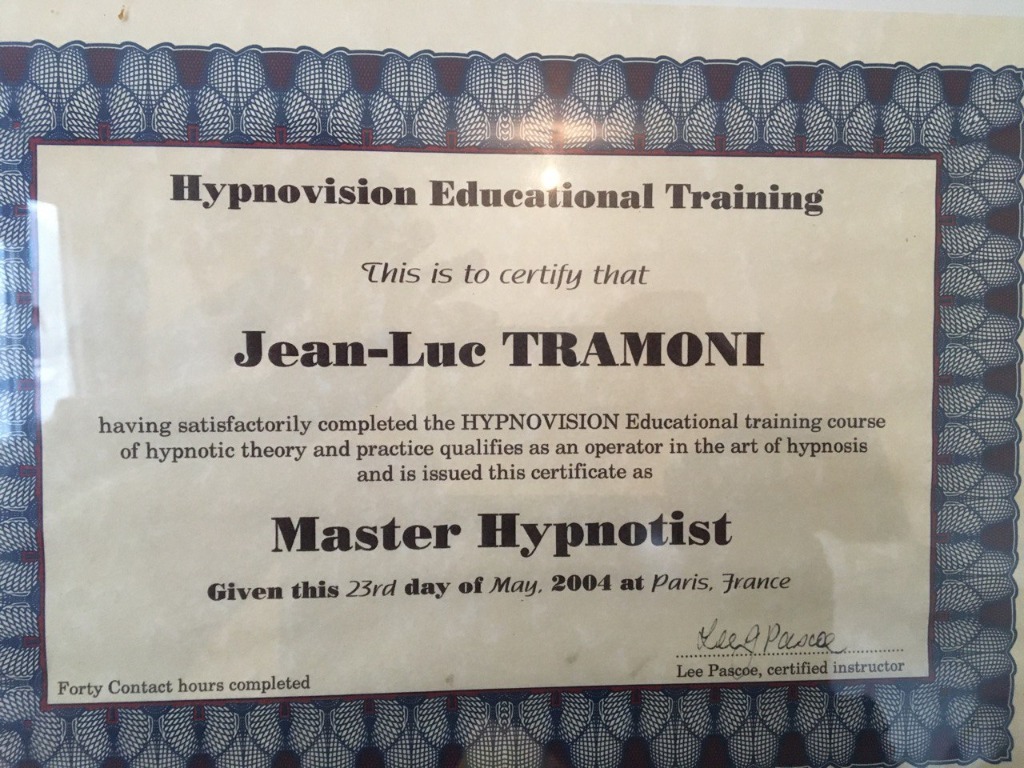 photo diplome Jean-luc TRAMONI