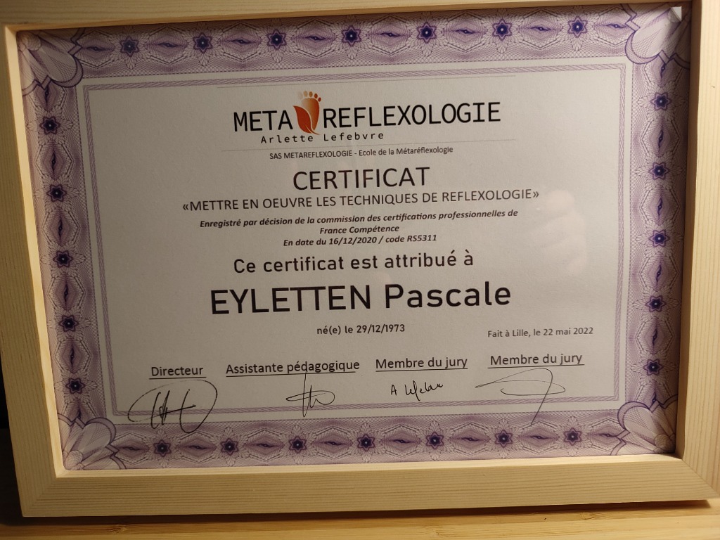 photo diplome Pascale Dujardin