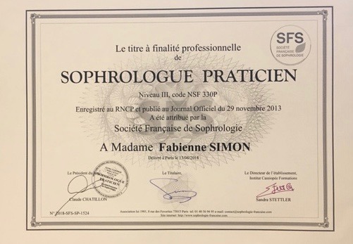 photo diplome Fabienne Antoine