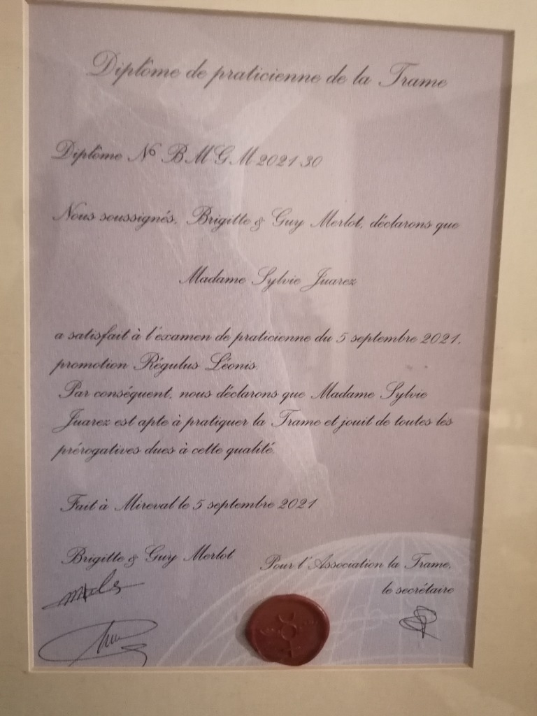 photo diplome Sylvie Juarez