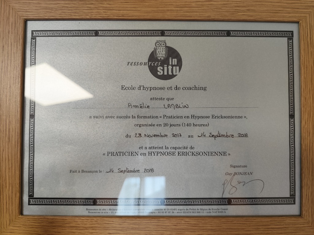 photo diplome Mélie Lamblin