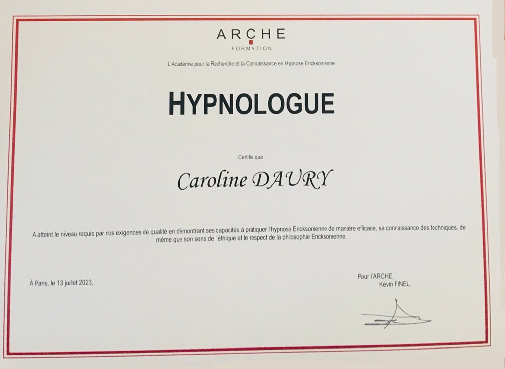 photo diplome Caroline DAURY 