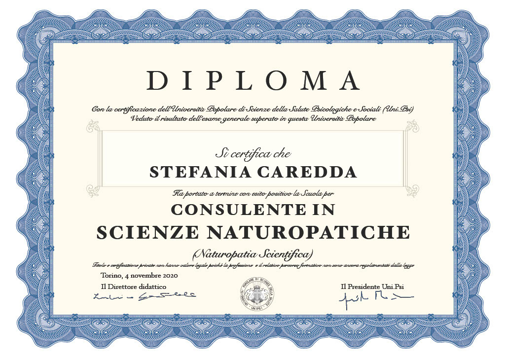 photo diplome Stefania Caredda