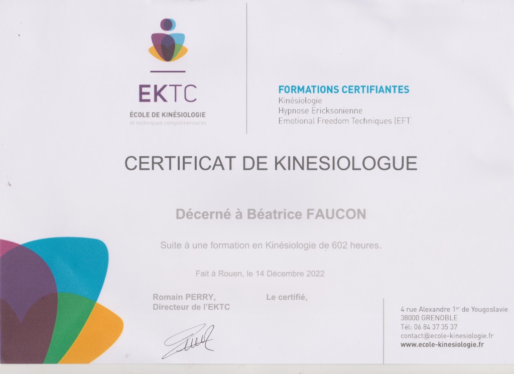 photo diplome Béatrice Faucon