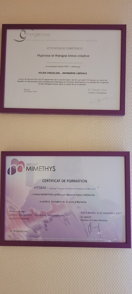 photo diplome Solen Chezalviel 