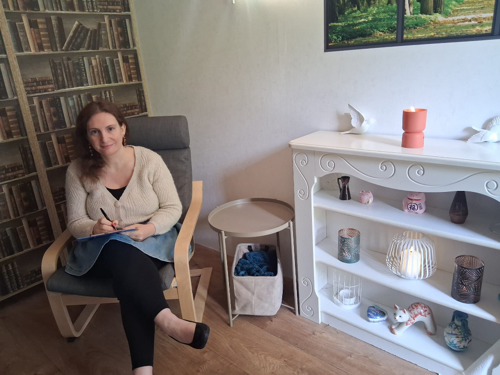 photo seance Anne-Gaëlle Vincent Psychotérapie et hypnothérapie
