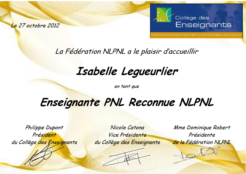 photo diplome Isabelle de CapRésilience