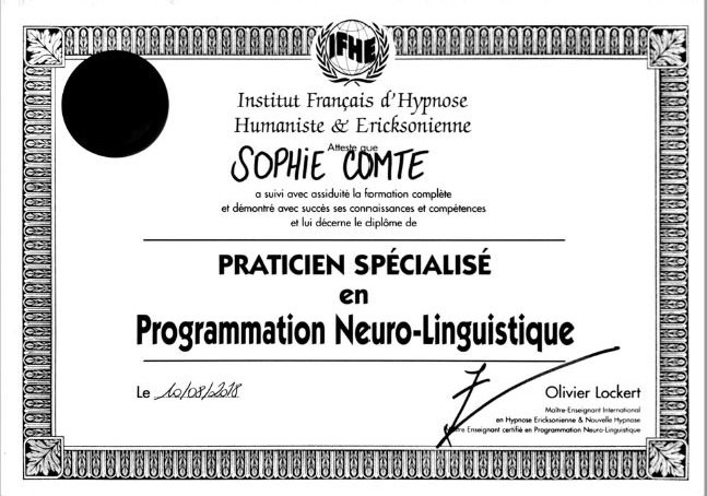 photo activite Sophie Comte Hypnose