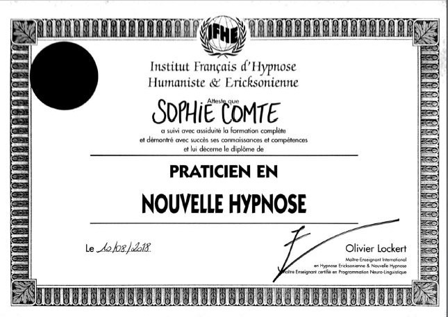 photo portrait Sophie Comte Hypnose