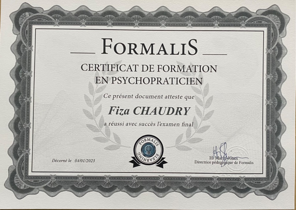 photo activite Fiza CHAUDRY 