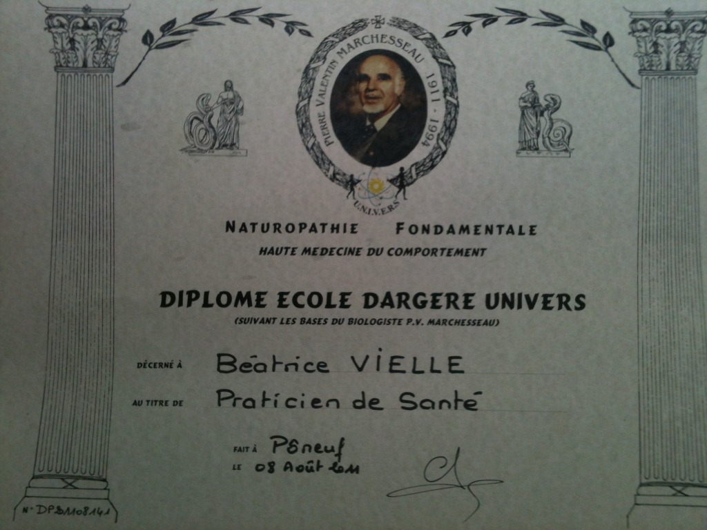 photo diplome Beatrice Le Corfec